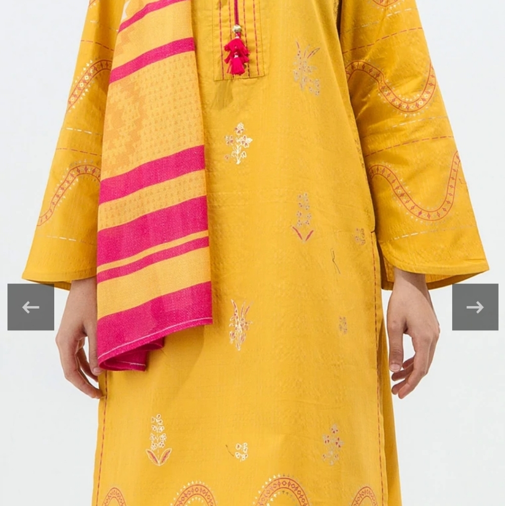 Pakistani cotton Kurta Dupatta FINAL PRICE - Picture 2 of 11
